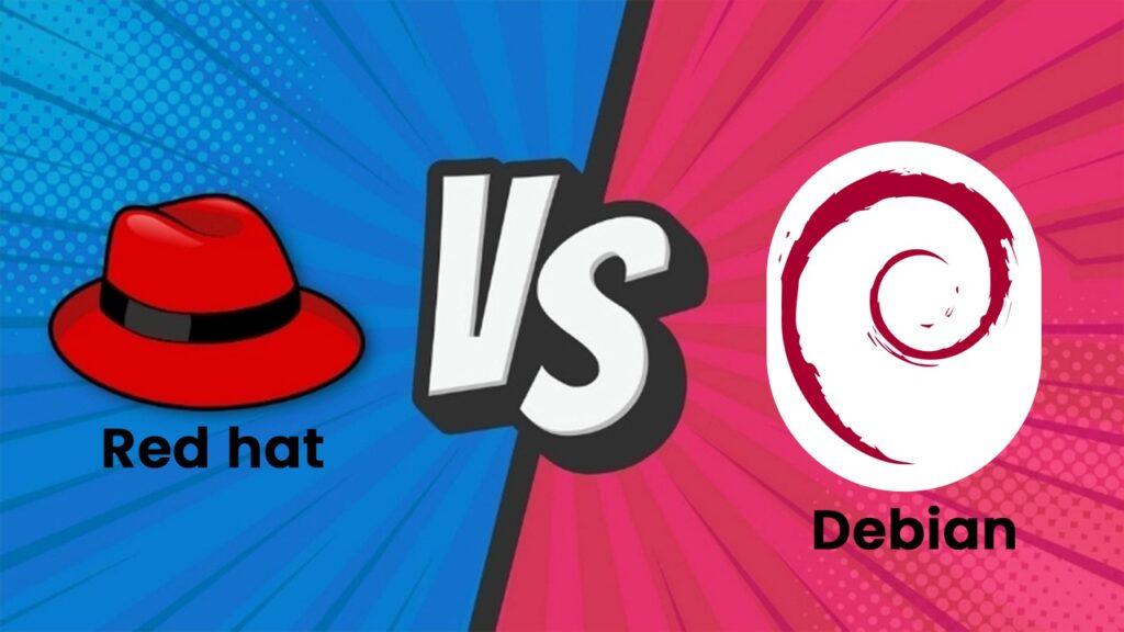 red hat vs debian